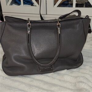 Marc Jacobs Dark Gray Leather Tote